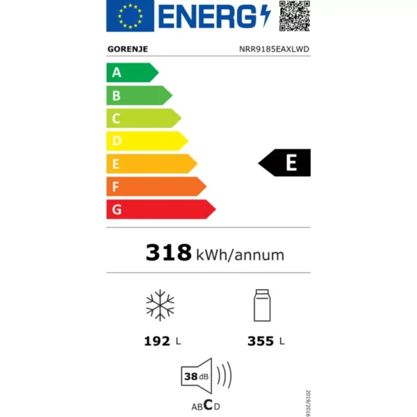 Réfrigérateur Américain Gorenje – Image 3