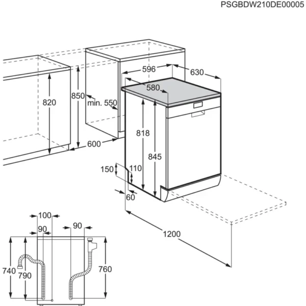 Lave vaisselle 60 cm Electrolux – Image 8