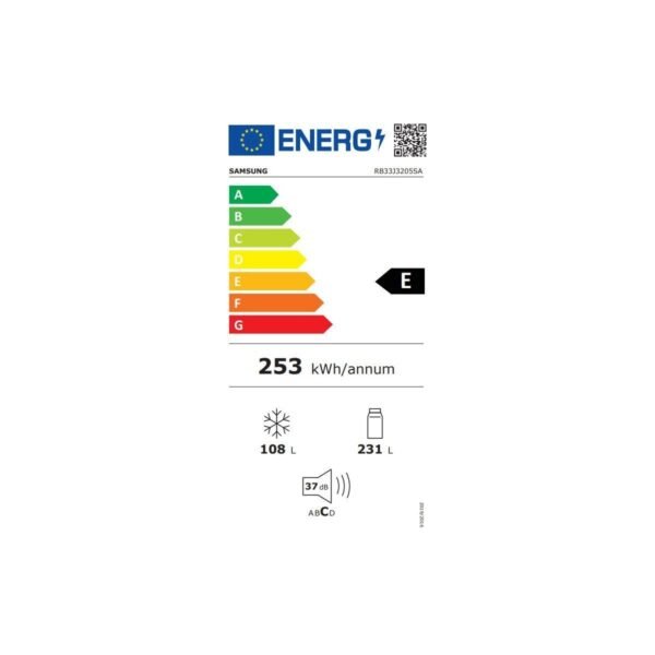 Réfrigérateur combiné SAMSUNG RB33J3205SA – Image 4